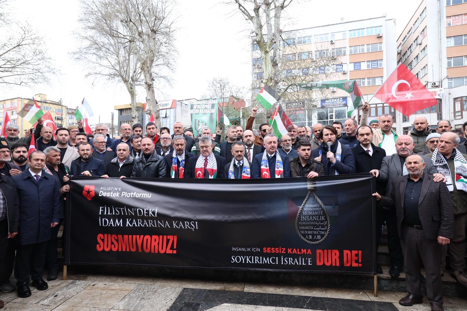 Kocaeli'den Filistin’e tam destek