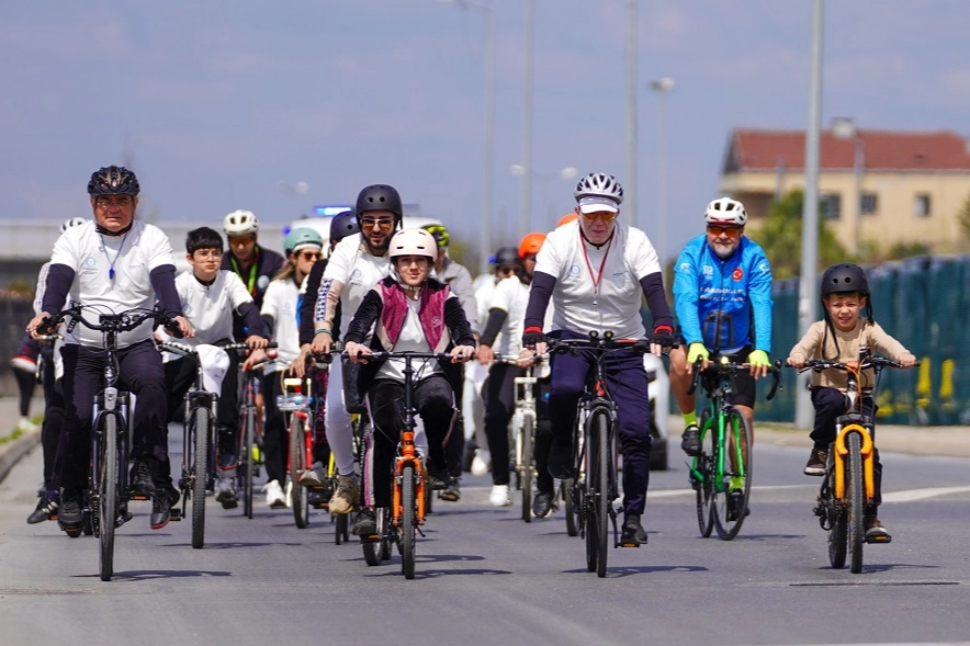 Beylikdüzü'nde pedallar sağlığa çevrildi